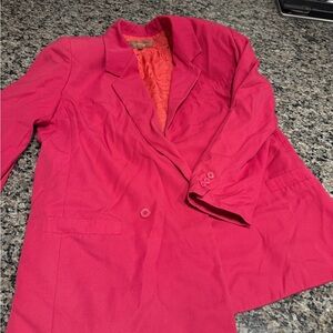 Worthington Vibrant Pink Blazer